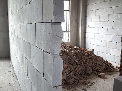 重庆黔江加气砖隔墙项目